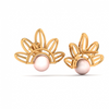 14KT (585) Yellow Gold Stud Earrings for Women