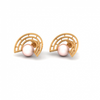 14KT (585) Yellow Gold Stud Earrings for Women