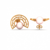 14KT (585) Yellow Gold Stud Earrings for Women