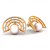 14KT (585) Yellow Gold Stud Earrings for Women