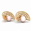 14KT (585) Yellow Gold Stud Earrings for Women