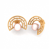 14KT (585) Yellow Gold Stud Earrings for Women