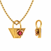 14KT (585) Yellow Gold Pendant for Woman