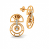 14KT (585) Yellow Gold Stud Earrings for Women