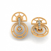 14KT (585) Yellow Gold Stud Earrings for Women