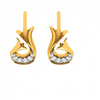 Pleasant Daily Wear 14K Gold Diamond Ear Top