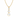 Imperative Diamond Studded Tri-Ringed 14KT Gold Pendant