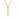 Imperative Diamond Studded Tri-Ringed 14KT Gold Pendant