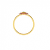 Floral Craft Petals Bloom Aesthetic 14 KT Yellow Gold Ring