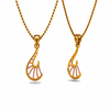 14KT (585) Yellow Gold Pendant for Women