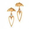 14KT (585) Yellow Gold Stud Earrings for Women