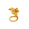 Bird Themed Cute Gold Nose Pin 