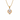 14KT (585) Yellow Gold and Diamond Pendant for Women