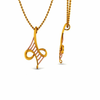 14KT (585) Yellow Gold Pendant for Women