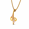 14KT (585) Yellow Gold Pendant for Women