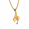 14KT (585) Yellow Gold Pendant for Women