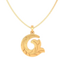 Elegant Yellow 14K Gold Pendant with Classy Diamonds