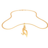 Embrace Swing Bird Gold Pendant