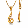 14KT (585) Yellow Gold Pendant for Women