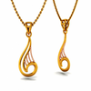 14KT (585) Yellow Gold Pendant for Women