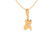 Melodic Beauty of Yellow 14K Gold Pendant