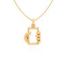 14KT Gold Pendant for Women Available Online