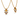 14KT (585) Yellow Gold and Diamond Pendant for Women