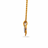 14KT (585) Yellow Gold and Diamond Pendant for Women