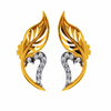 14KT (585) Yellow Gold and Diamond Earrings for Women