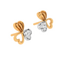 14KT Exclusive Gold Earring Design With Stone for Every Purpose