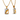 14KT (585) Yellow Gold and Diamond Pendant for Women