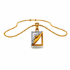 14KT (585) Yellow Gold and Diamond Pendant for Women