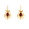 Leafy affair gold earrings