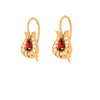 Leafy affair gold earrings