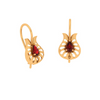 Leafy affair gold earrings