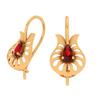 Leafy affair gold earrings