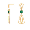 Fashionista Gold Earrings