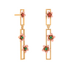 Finesse Florid Motif Earrings