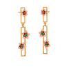 Finesse Florid Motif Earrings