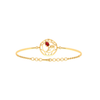 Diamond Studded Gold Bracelet With Utmost Precision