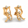 14KT (585) Yellow Gold Stud Earrings for Women