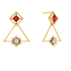 Fashionable Gold Earrings