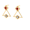 Fashionable Gold Earrings