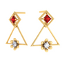 Fashionable Gold Earrings