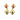 14KT (585) Yellow Gold Earrings for Women