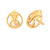 14k Gold Trendy Earrings from Amazea Collection