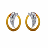 14KT (585) Yellow Gold and Diamond Earrings for Women