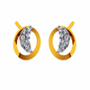 14KT (585) Yellow Gold and Diamond Earrings for Women