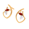 14KT Intricately Crafted Latest Design Of Gold Earrings