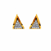 14KT (585) Yellow Gold and Diamond Earrings for Women